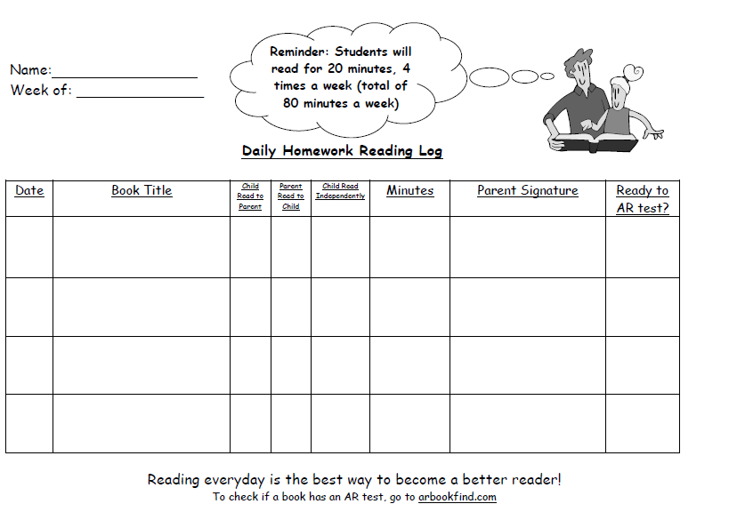 2nd Grade Weekly Reading Log Reading Log 2nd Grade Reading Reading 