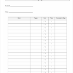 50 Reading Log Templates Free PDF Word Excel Formats
