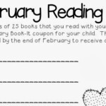 ABC s And Polka Dots February Book It Reading Log