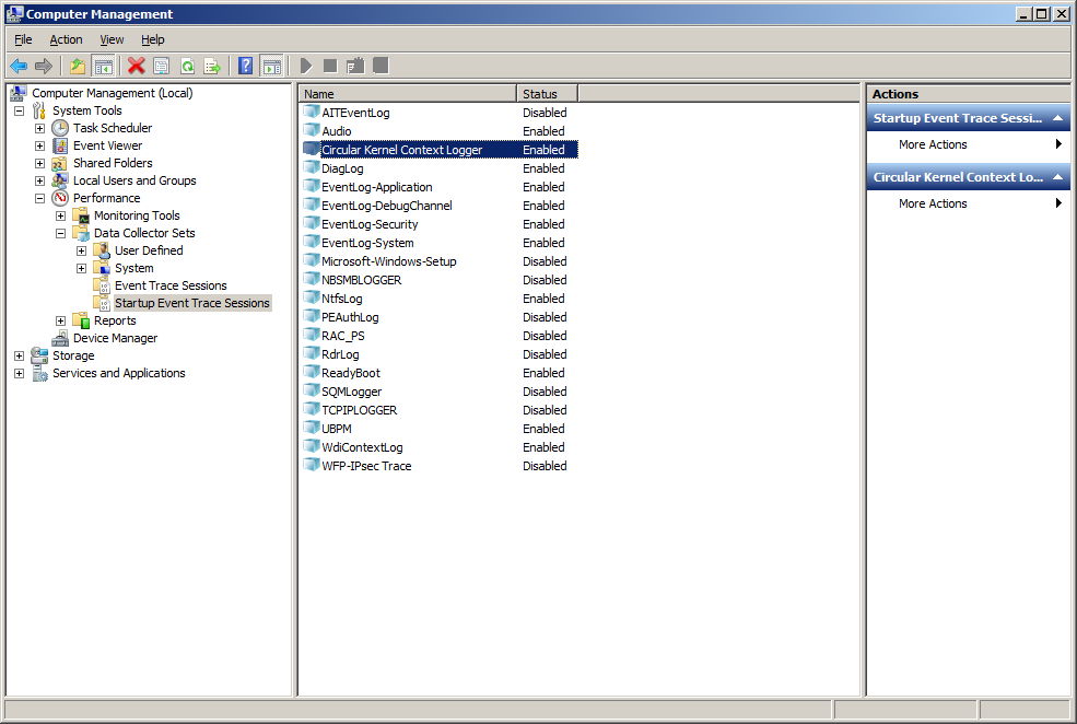 Al s Tech Tips Windows 7 Error Event 2 Session Circular Kernel 