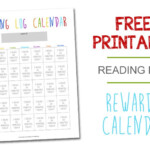 Book It Program Free Calendar Printable Printable Reading Log Free