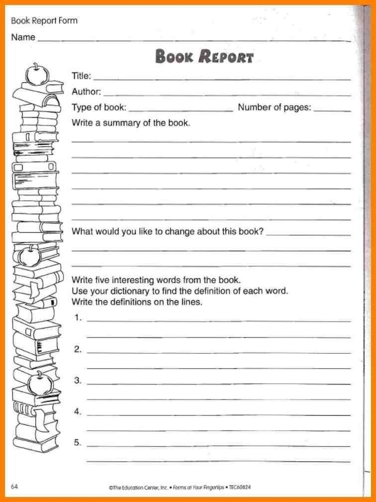 Book Report Examples College How To Write An Book Report