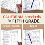 California Standards Checklists For All Core Content Areas Fifth