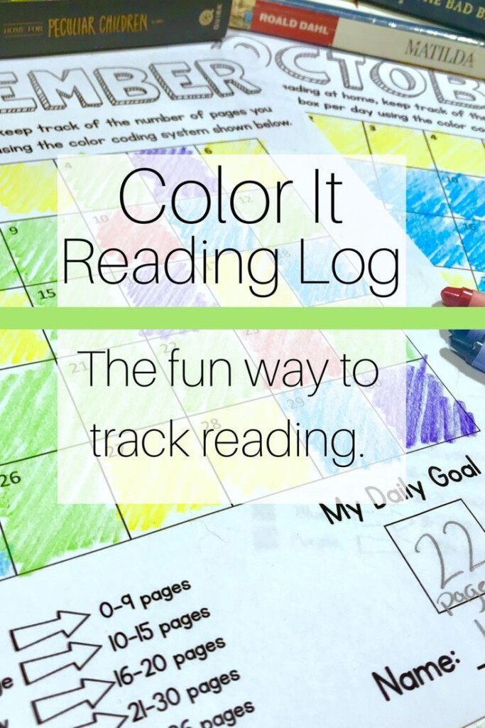 Color It A NEW Take On The Daily Reading Log For Grades 2 5 Reading 