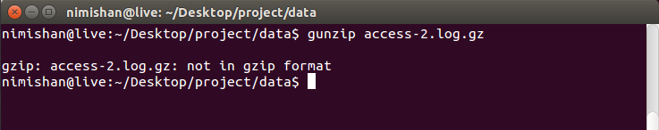 Command Line gzip File log gz Not In Gzip Format Error Ask Ubuntu