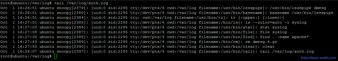 Creating Audit Trails Logging Commands On Linux With Snoopy