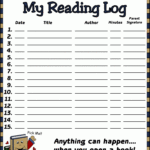 Daily Reading Log