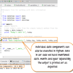 Date Time And Datetime Classes In Python Computer Programming Learn