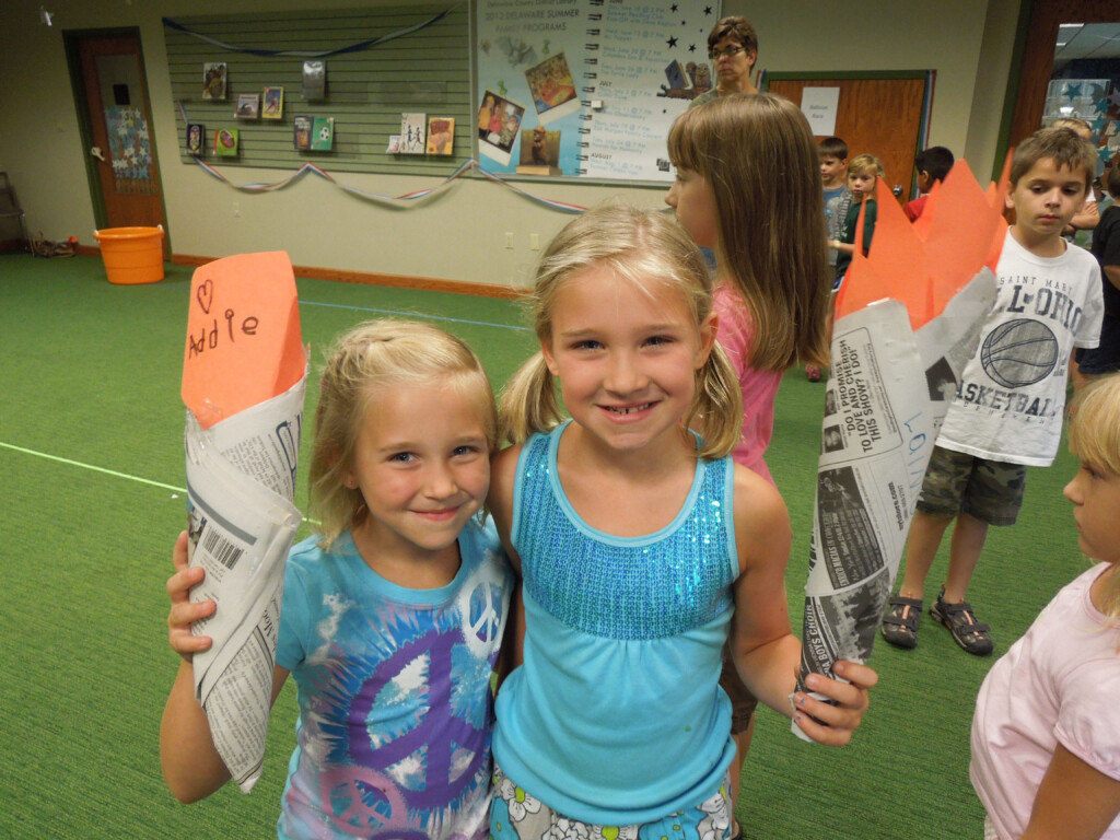 Delaware County District Library Olympic Torch Reading Club Summer 