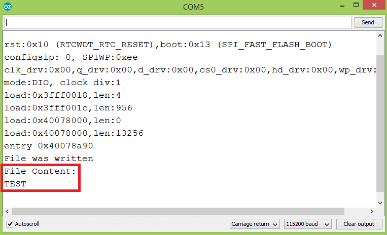 ESP32 Arduino SPIFFS Reading A File Techtutorialsx