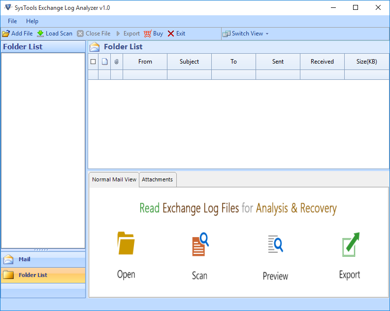 Exchange Log Viewer Software Open Read Exchange Log Files