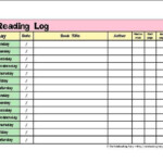 Free Printable Reading Logs For Upper Elementary Middle School Or