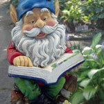 Gnome Reading Book Statuary 14 H Gnomes Gnome Garden Yard Gnomes