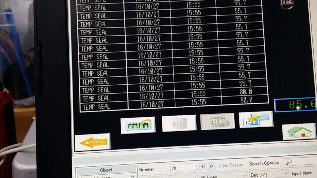 Hmi Proface Trend Grap And Data Logging Recorder And Export File Csv 