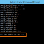 How To Change File Attributes With Attrib From The Windows Command Prompt