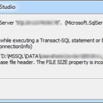 How To Fix SQL Server Header Error 5172 Free Manual Guide