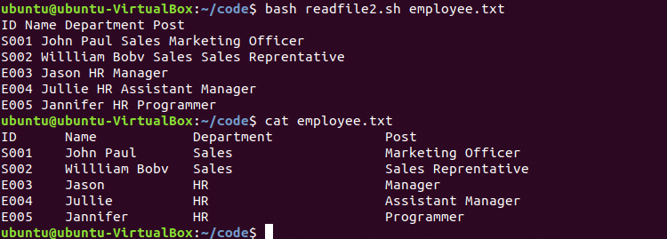 How To Read File Line By Line In Bash Script Linux Hint