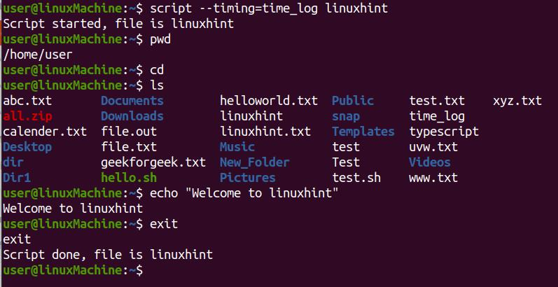 How To Run script Command In Linux Linux Hint