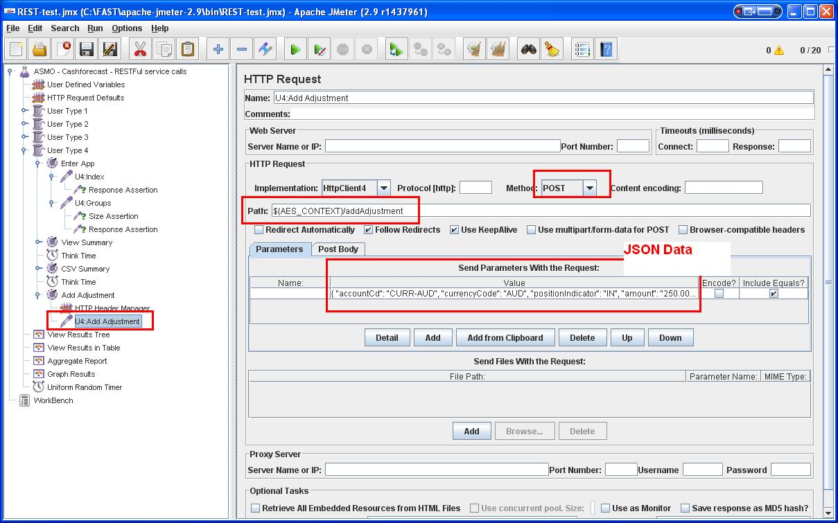  JMeter For Testing RESTFul Web Services By Posting JSON Data And How 