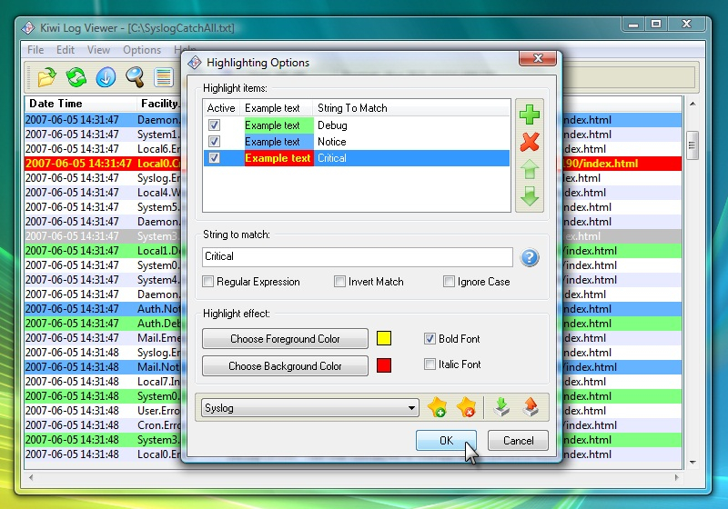 Kiwi Log Viewer For Windows Unipress Software