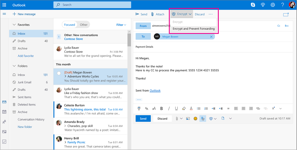 Learn About Encrypted Messages In Outlook Outlook