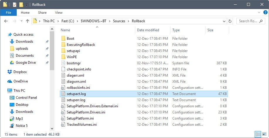 Lista De Archivos De Registro De Actualizaci n De Windows 10