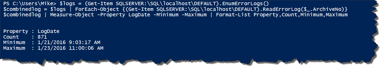 Managing SQL Error Logs With Powershell Art Of The DBA