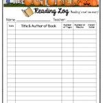 October Reading Log Reading s Not So Scary Nightly Monthly Home