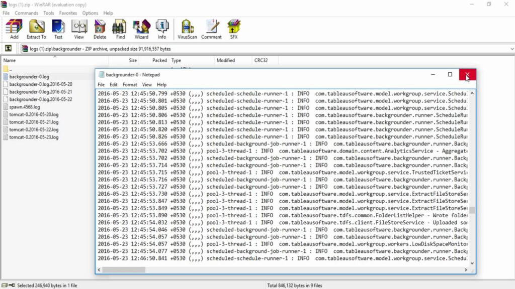 Part 6 Tableau Server Location Of Log Files YouTube