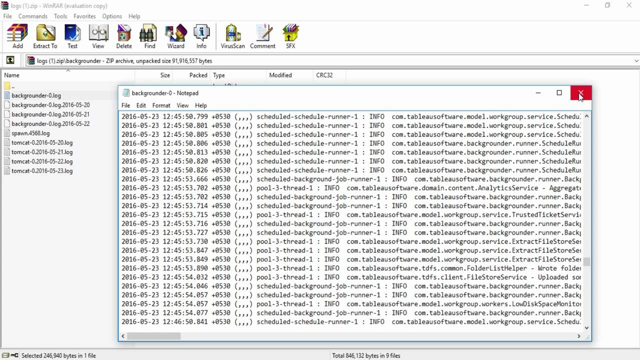 Part 6 Tableau Server Location Of Log Files YouTube