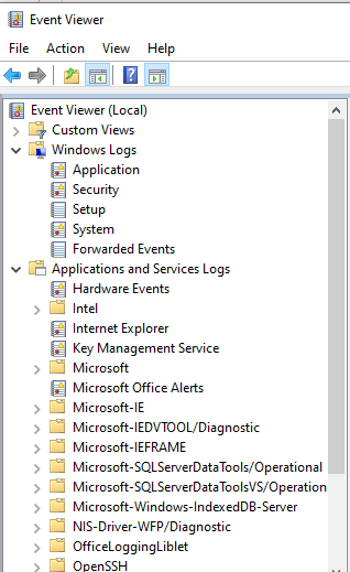 Powershell How To Read Applications And Services Logs Via WMI 