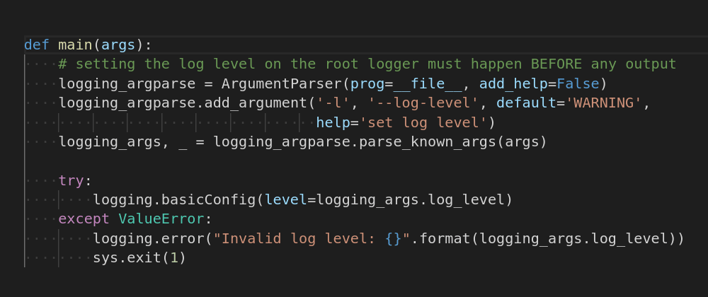 Python Argument Parsing With Log Level And Config File DEV Community