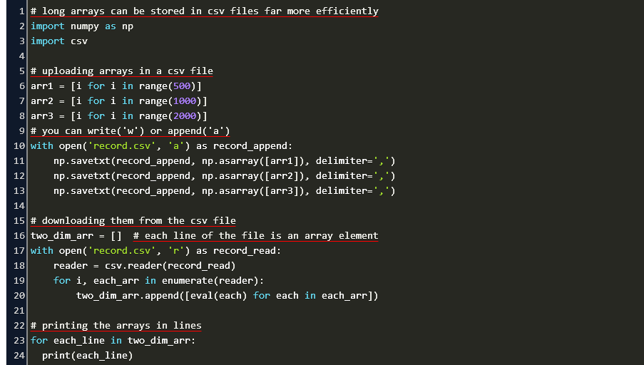 Read Csv File Into Array Python Code Example