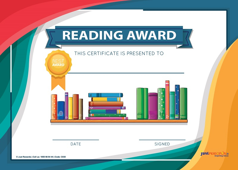 Reading Award Certificates ABC School Supplies