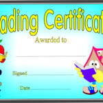 Reading Certificate