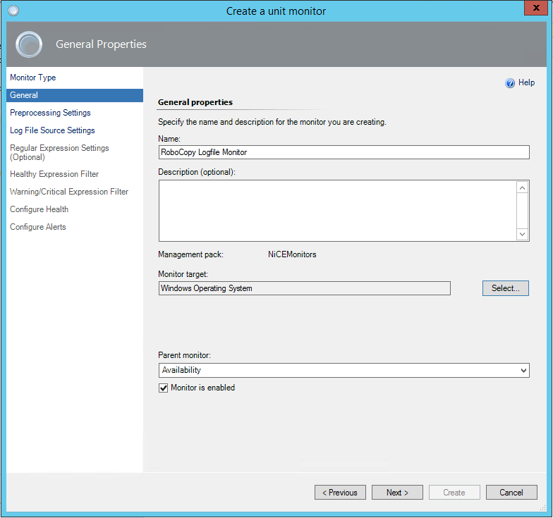 SCOM 2012 NiCE Log File Library MP Monitoring Robocopy Log File 