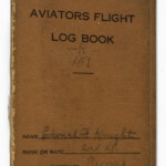 Sold Price AVIATOR S FLIGHT LOG BOOK FROM SECOND LIEUTENANT EDWARD F
