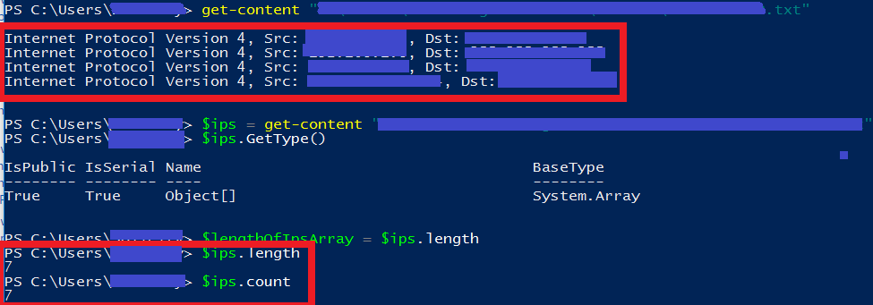 String Why Is Powershell Giving An Incorrect Length Of This Array