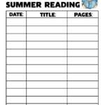 Summer Reading Log 3 1 1 1 Mom Wife Busy Life