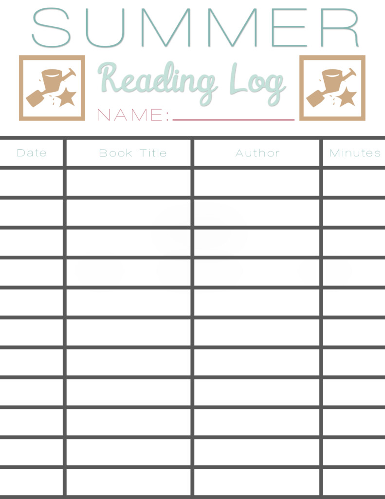 Summer Reading Log Earn Free Books Sarah Halstead