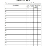 Take Home Reading Log Freebie Reading Log Homeschool Reading