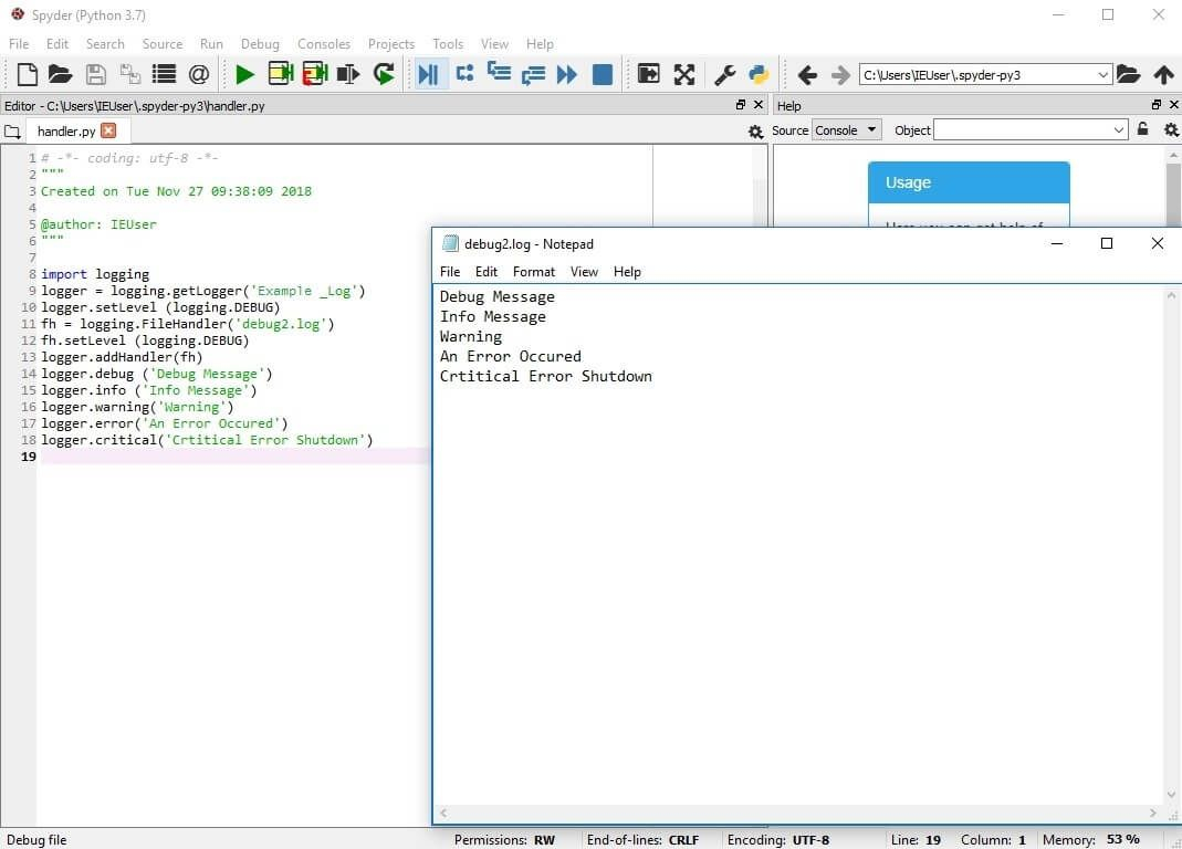 The Python Logging Module How Logging To File Works IONOS