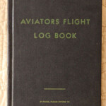 Vintage 1954 Naval Aviators Flight Log Book With Entries For 1959 1961