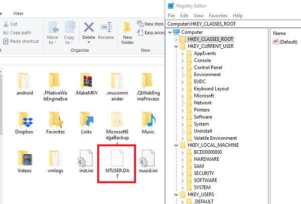 What Is NTUSER DAT File In Windows 10