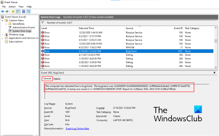 Where Is The Windows 10 BSOD Log File Location 