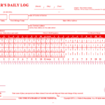 7 Truck Driver Log Book Template Excel PDF Word Partnership For