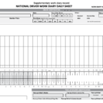 7 Truck Driver Log Book Template Excel PDF Word Partnership For