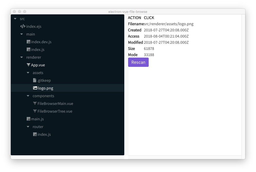 A File system Browser Component For Electron Vue js Applications By 