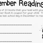ABC s And Polka Dots December Book It Reading Log FREEBIE