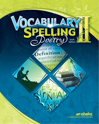 Abeka Grade 8Vocab Spelling Poetry II CES Books